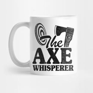 The Axe Whisperer Funny Axe Throwing Gift Mug